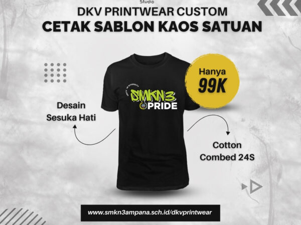 ✨Unit Produksi DKV siap Terima Pesanan Kaos Sablon! ✨